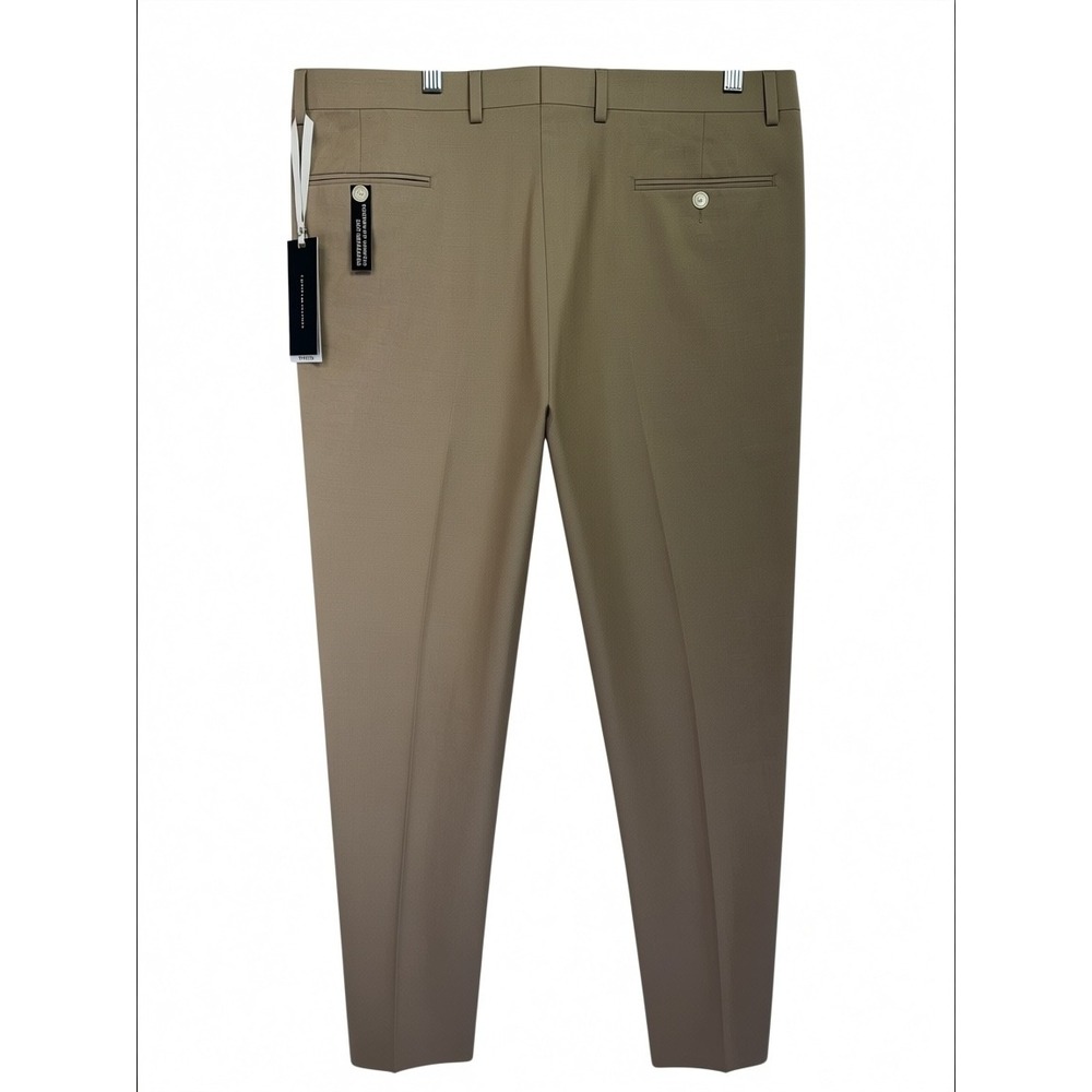 Tommy Hilfiger Mens 38x30 Hall Modern Fit Stretch Suit Separate Tan Pants (EE1)